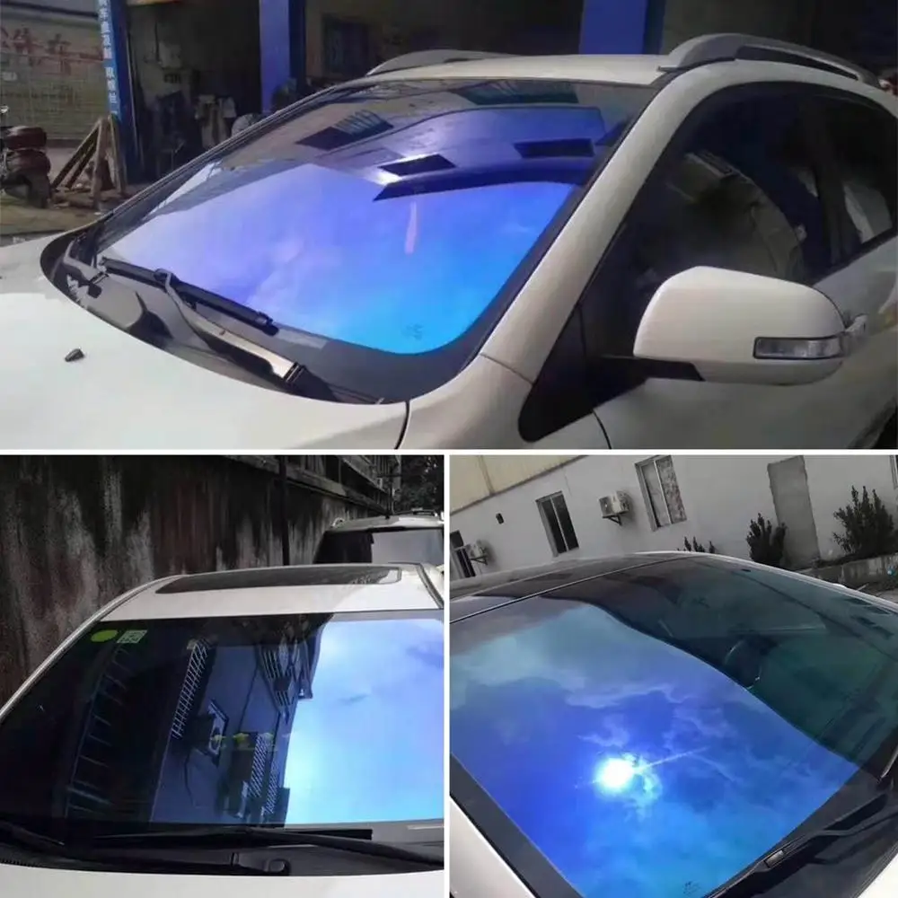 Car Window Tinting Foils UV99% VLT60% Front Window Windscreen Solar Protection Film 75cmx3m