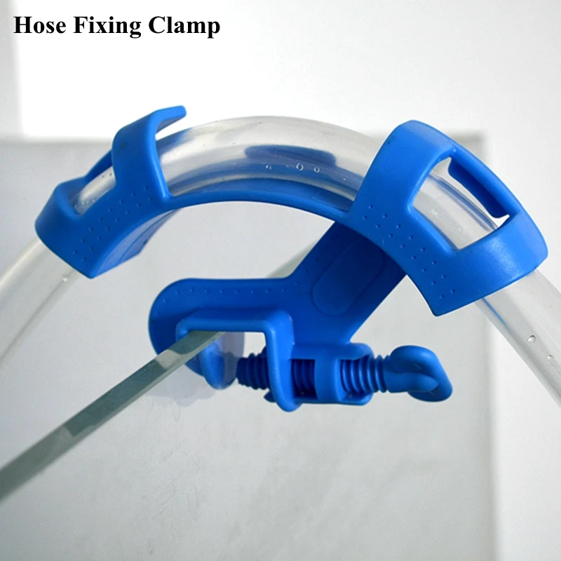 1~5Pcs Aquarium Water Changing Hose Fixing Clamp Fish Tank Filtration Water Pipe Flow Control Clean Pump Fixing Pipe Clip Hanger