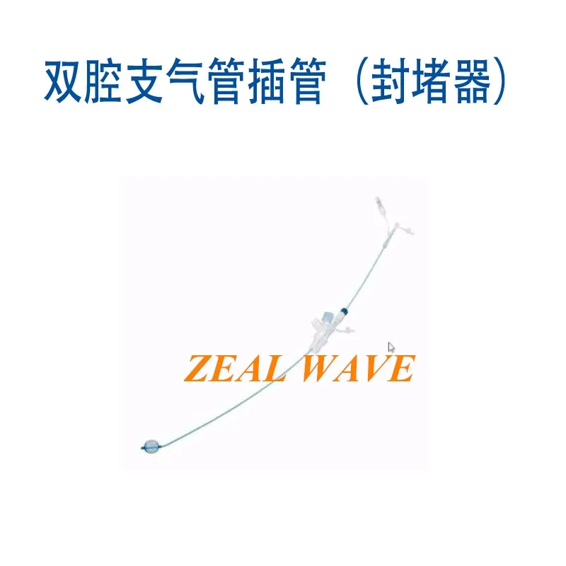 Double-Lumen Bronchial Intubation Left and Right Bronchial Obstruction Single-Use Esophagus and Airway Combined Catheter.