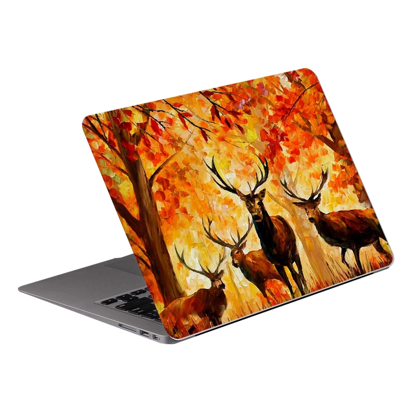 Oil painting pattern Protector 14'' 17'' Laptop Skin for Dell/HP/Mac Notebook Pro 15.6 Air 12 13.3 inch PVC Decal Laptop Sticker