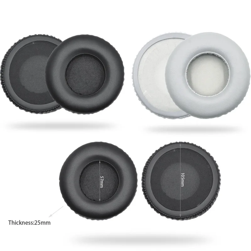 Suave cuero proteico de espuma de memoria de almohadillas de repuesto para AKG K550 551 553 auricular de alta calidad orejeras Eh #