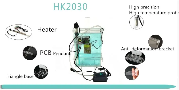 Placa de circuito hk2030, máquina de gravação de metal, corrosão, faça você mesmo, 220v
