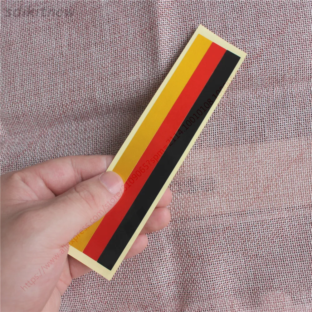 

Universal Car Steering Wheel Strip Sticker Germany Nation Flag Decals Styling For Benz BMW Audi Porsche Volkswagen OPEL Smart