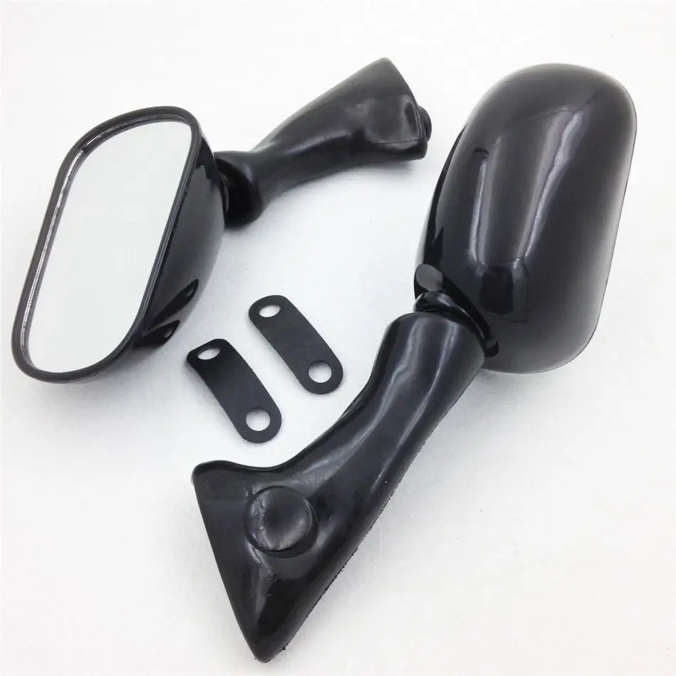 Pair Black NEW Style Side Rearview Mirrors For Honda CBR900RR 1993-1997 VFR750F 1994