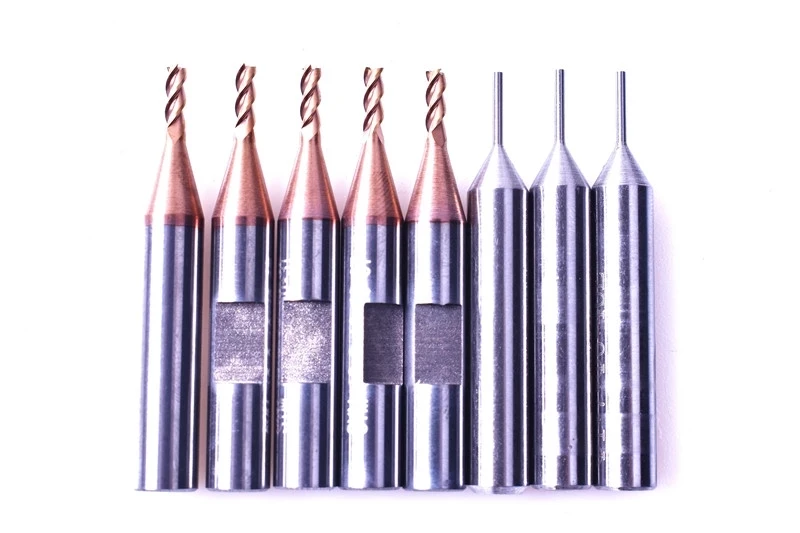 

8pcs/lot 4 teeth carbide 2.0mm end milling cutter + Probe Decoder for V8/X6 key cutting machines