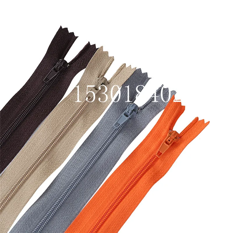 50/100pcs 3 Inch-12inch (7.5cm-30cm) Nylon Coil Zippers for Tailor Sewing Crafts Nylon Zippers Bulk 20 Colors