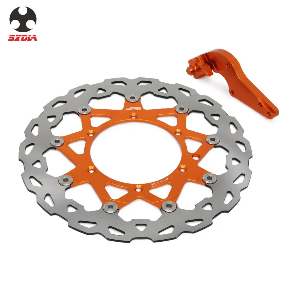 Motorcycle 320MM Floating Brake Disc Rotor Bracket Adaptor For KTM SX EXC SXS XCW EXCR XCF LC4 125 200 250 300 350 400 450 640