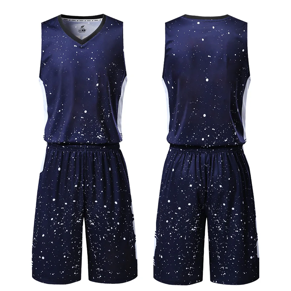 

Basketball Uniform Men'S Tailor-Made Training Uniform Breathing Competition Training Basketball Jersey Sports Suit