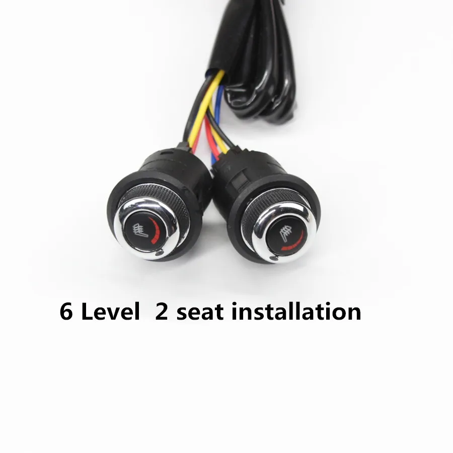 4 heating pad seat heated 6 steering wheel round switch seat interior heating cover for autumn Winter comfort Warmer support