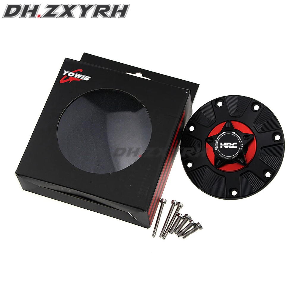 Motorcycle Accessories CNC Aluminum Fuel Gas Tank Cap Keyless Cover For HONDA HRC CBR600RR CBR1000RR CBR 600 1000 RR 2003 -2007