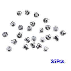 25 pcs/set 7.5mm Plastic Wheel Rivets Nuts Studs Bolts Nail For Car Styling Tunning Rim Lip Tire Screw Decoration Replacement
