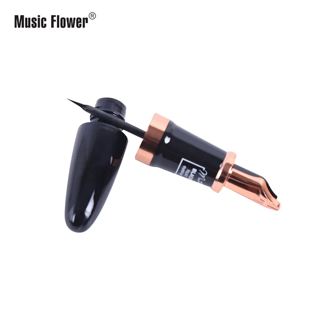 Music Flower Waterproof And Sweatproof Eyeliner Wholesale Fountain Pen-Shaped Smooth Anti-Smudge  Makeup Cosmetic Gift  M5091