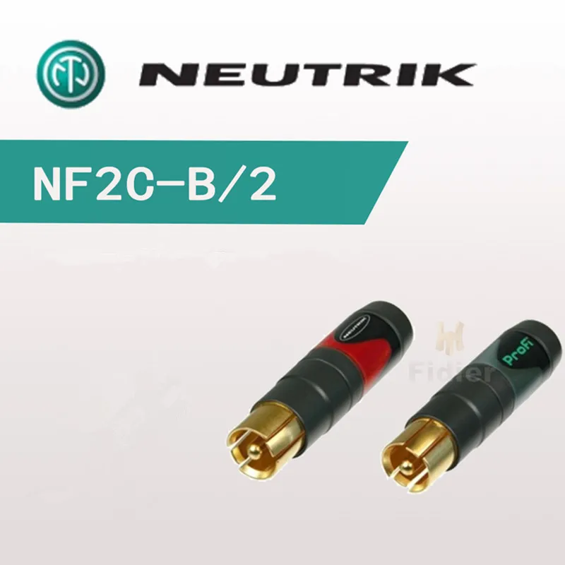 Neutrik NF2C-B/2 Neutrik Profi fever Hifi stereo RCA lotus plug