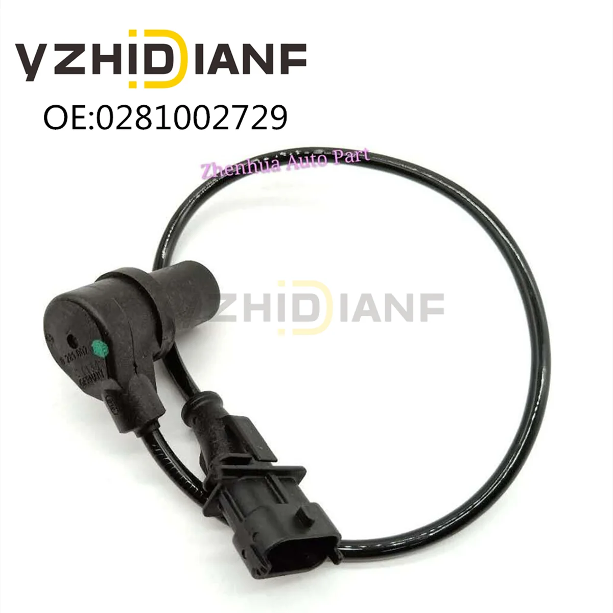 4x WE0118221- WE0118221A 0281002729 Q163 CKP Crankshaft Position Sensor For MAZDA- BT-50 2.5D 2006