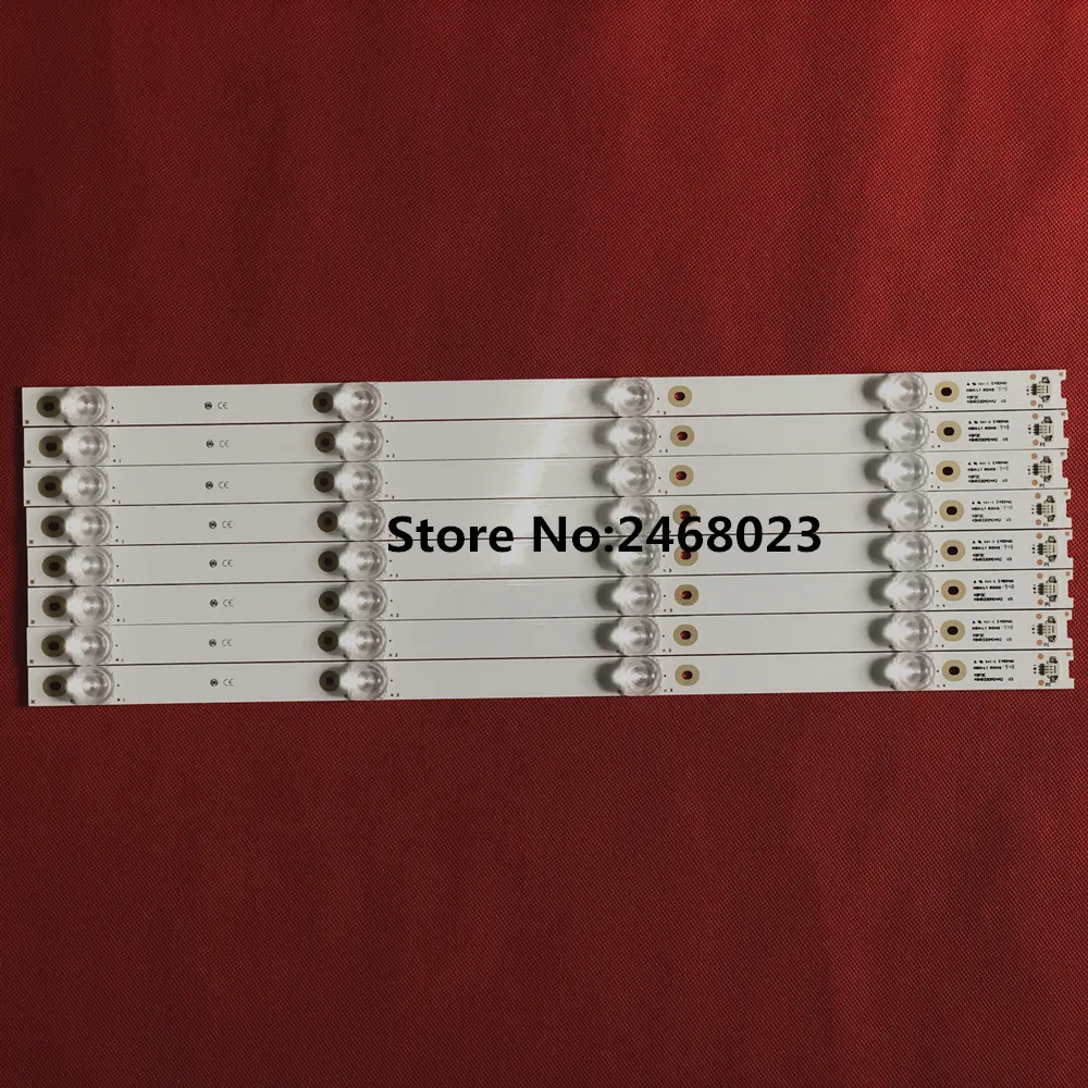 8pcs LED 스트립 49P3 49A950C 49P3C 49A59 49P3F D49A620U B49A81S-UD L49P1-UD L49P2-UD 49HR330M04A2 V3 4C-LB4904-HR06J HR07J