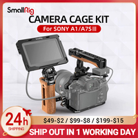 SmallRig A7S3 DSLR Camera Full Cage Kit for Sony Alpha A1/ A7S III Camera Cage A7siii 7S III Cage Rig Set 3424