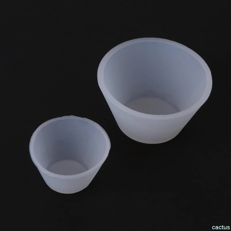 Silicone Measuring Cups Flexible Mixing Cups and pourable Baking Cups for DIY Resin Casting Painting Jewelry Making