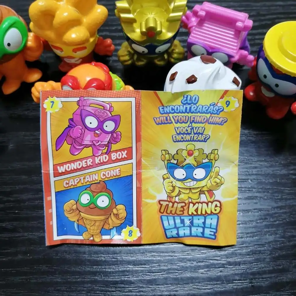 1pcs Big Superthings Series Burger Kings Super Zings Action Figure Super Rare Gold Silver Limited Collection for Kids Gift image 5