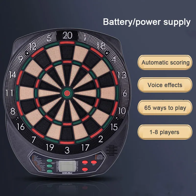 Professional Safety Electronic Darts Set LCD Screen Battery/Power Supply Automatic Scoring Dart Board Sports Game Entertainment