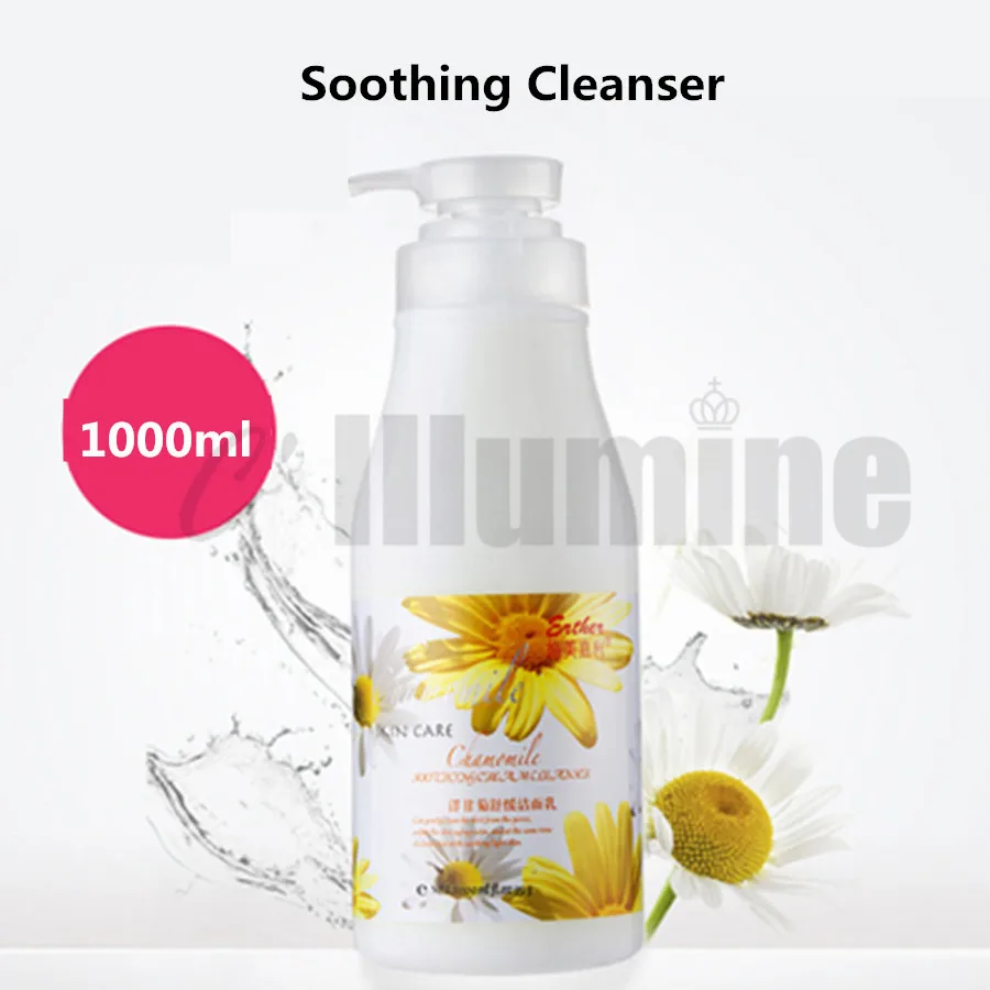 

Chamomile Soothing Cleanser 1000ml No Foam Repair Damaged Cells Enhance Skin Resistance Promote Skin Health Beauty Salon