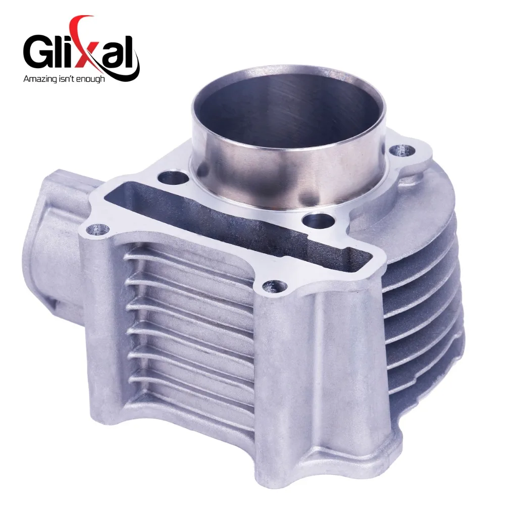 Glixal GY6 180cc 4-stroke 61mm High Performance Big Bore Cylinder Block Chinese Scooter for ATV Go-Kart Buggy Moped Quad