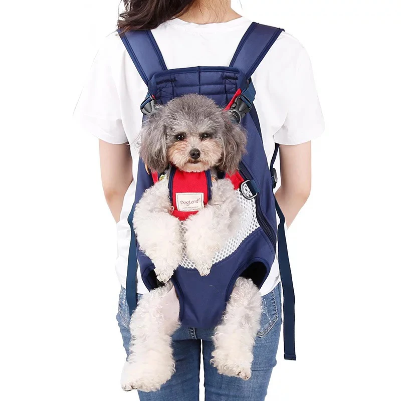 KOMMILIFE Breathable Pet Dog Cat Carrier Bag Portable Outdoor Travel Pet Carrier for Dogs Cats Small Dog Bag Puppy Backpack