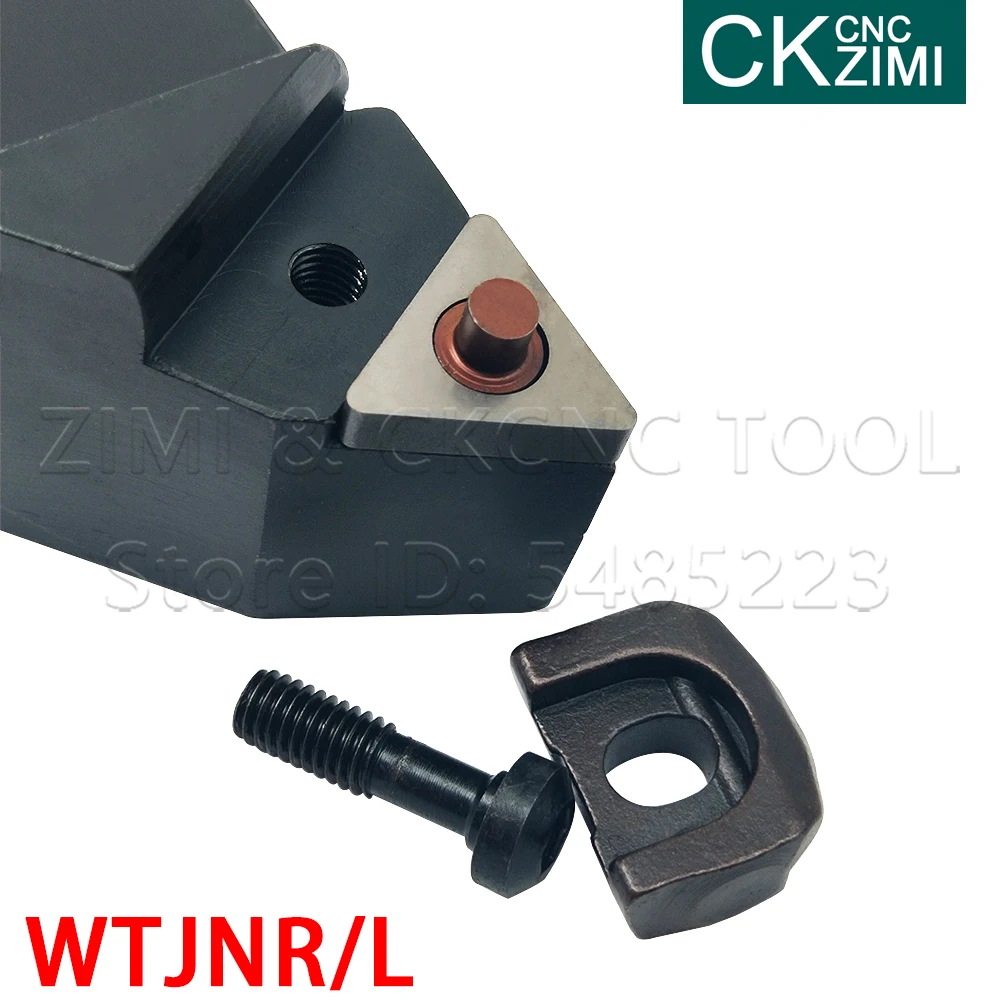 

WTJNR WTJNL 1616 2020 2525 3232 H16 K16 M16 P16 P22 M22 External Turning tool Arbor CNC Lathe Cutter Clamped Steel Tool holder