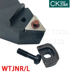 WTJNR WTJNL 1616 2020 2525 3232 H16 K16 M16 P16 P22 M22 External Turning tool Arbor CNC Lathe Cutter Clamped Steel Tool holder