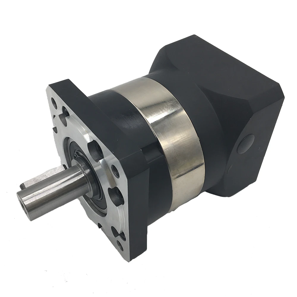 100:1 NEMA32 80 millimetri Riduttore Epicicloidale Rapporto di Velocità 100 di Alta Precisione Gearbox Reducer 20 MILLIMETRI di Uscita 6000rpm per il Servo motore di CNC