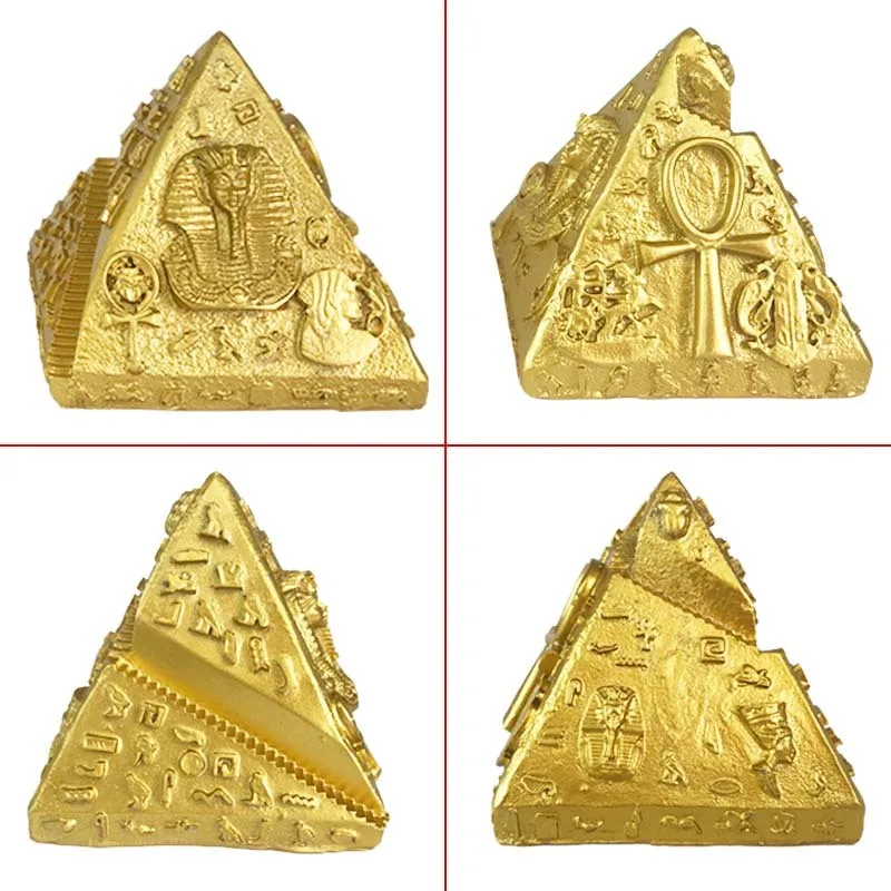 Egyptian Pyramids Silicone Mold Fondant Chocolate Cake Molds DIY Baking Tools Candle Plaster Aromatherapy Handmade Making Mould