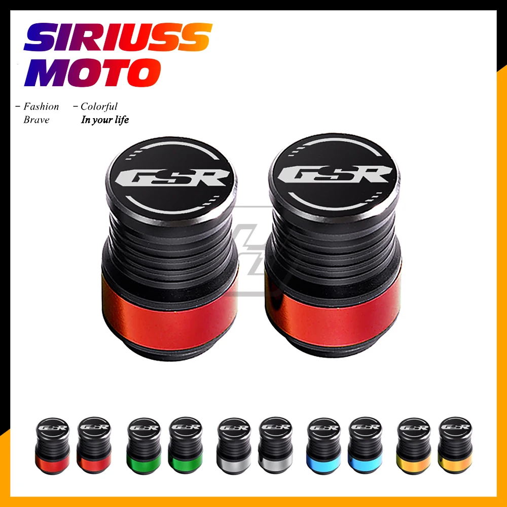 

Motorcycle Accessories Wheel Tire Valve Caps Covers Case for Suzuki GSR 150 250 400 600 750 Rim