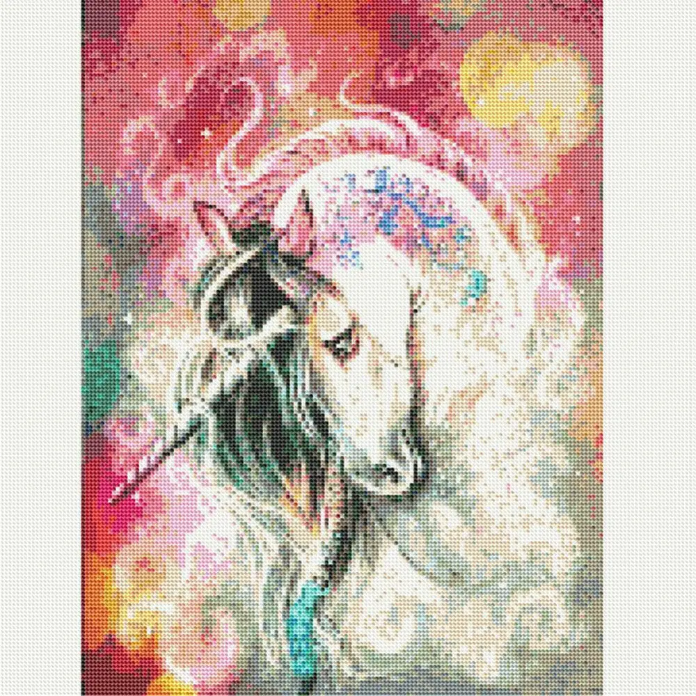 DIY 5D Diamond Painting Animal Unicorn Full Drill,Diamond Paintings Pictures Arts Craft for Home Wall Decor