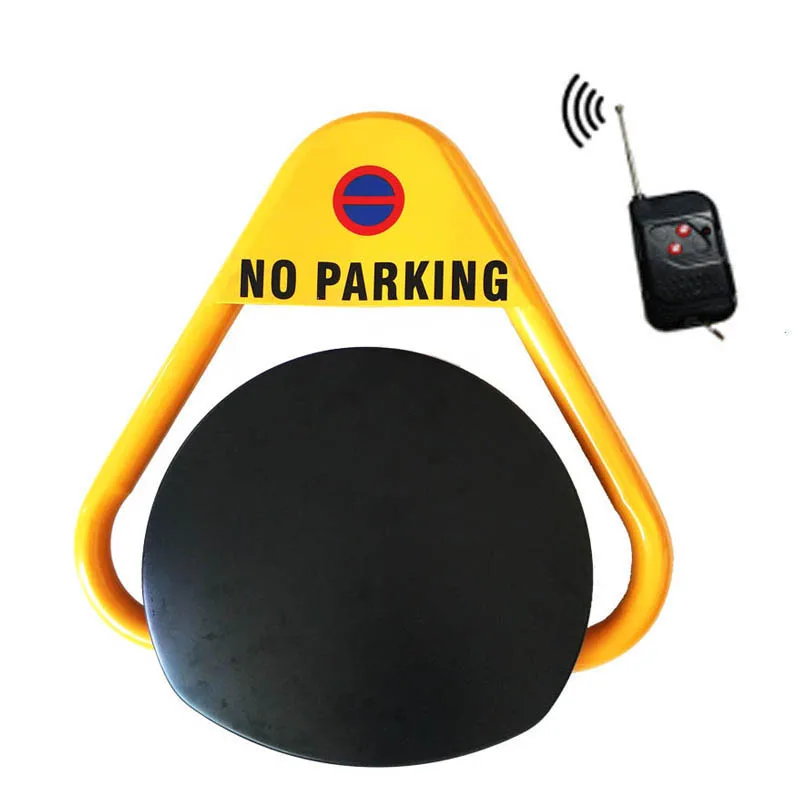 Automatic remote control triangle parking barrier lock for car VIP parking space