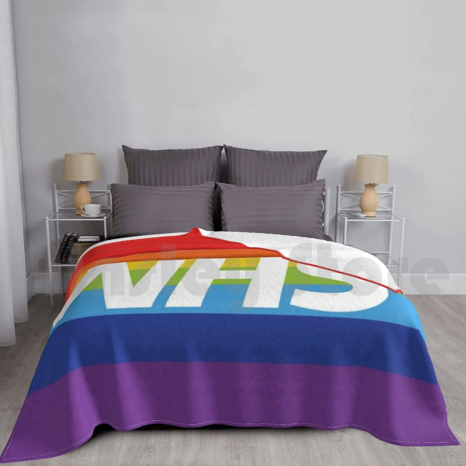 Nhs قوس قزح بطانية فائقة النعومة دافئة خفيفة رقيقة Nhs الحب الخدمة الصحية الوطنية الصحة الأبطال الوطني Nhs أبطال