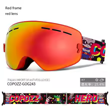 גוגלס COPOZZ GOG-243 לילדים עם הגנת UV400 מקסימלית ונרתיק אחסון קשיח