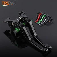 Para Kawasaki Ninja 250 300 Ninja 400 Z400 Z250 accesorios CNC de motocicleta palancas de embrague de freno ajustables cortas