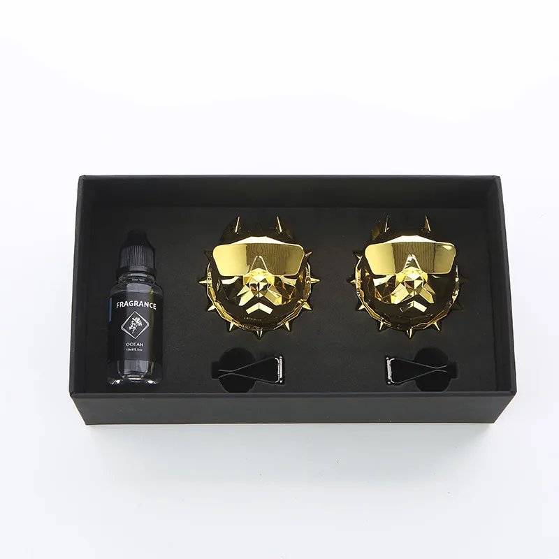 2 Cái/bộ Bulldog Máy Lọc Không Khí Ô Tô Hương Nước Hoa Hương Thơm Bulldog Hương Liệu Cho Tự Động Phụ Kiện Nội Thất Xe Ô Tô Tạo Kiểu