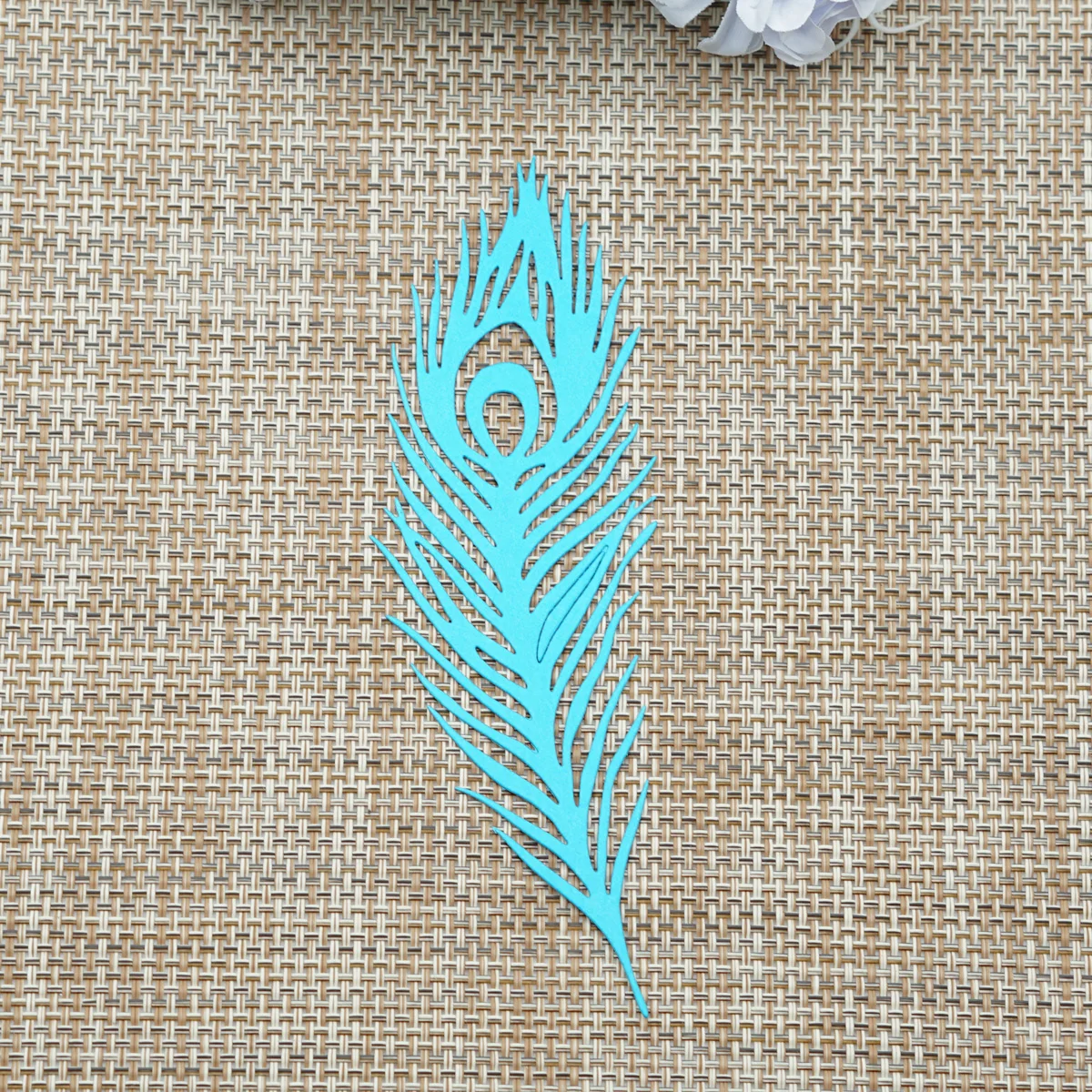 Bird Peacock Feather Shape Cutting Die Scrapbooking Metal Stencil Cutter Craft Paper Invitation Card Clipart Decorating bookmark