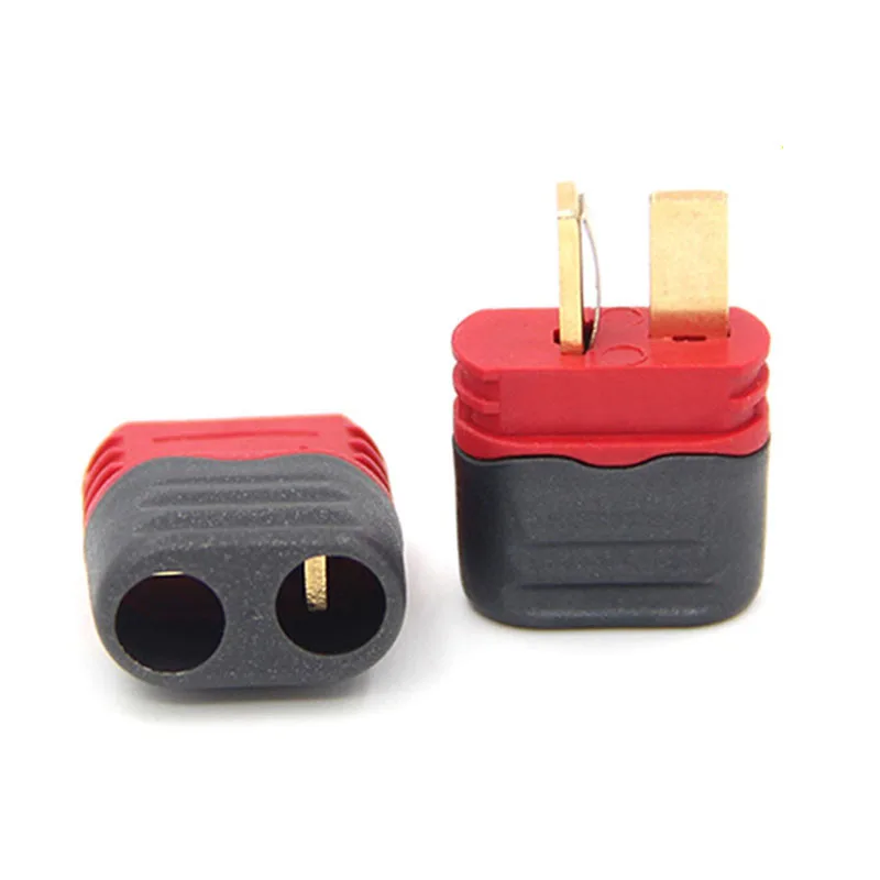 100% Original Amass High Current 40A Plating T-Plug Connector with sheath Male & Female For Multi-Axis Fixed-wing Model Aircraft