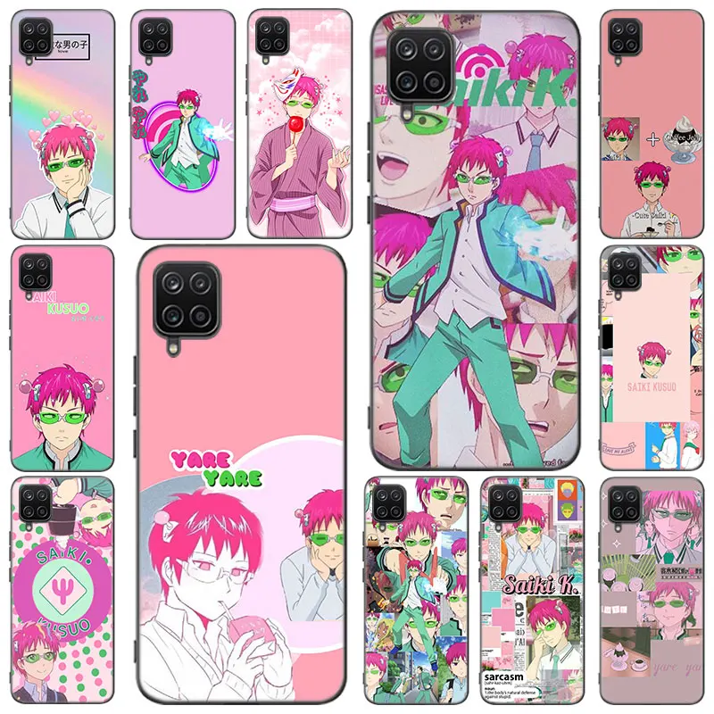 Anime The Disastrous Life Of Saiki K Case For Samsung M12 M32 M21 M51 M11 M30S M31S Note 10 Lite 20 Ultra J2 Core J6 J8 2018 J4+