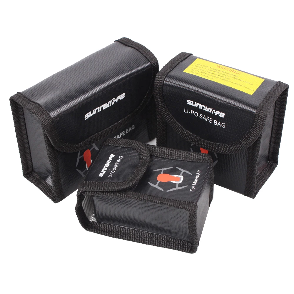 Lipo Safe Bag For DJI Mavic Air Battery Portable Safety Fireproof Bag Fire Retardant Badiatio Case for DJI Mavice Air Bateria