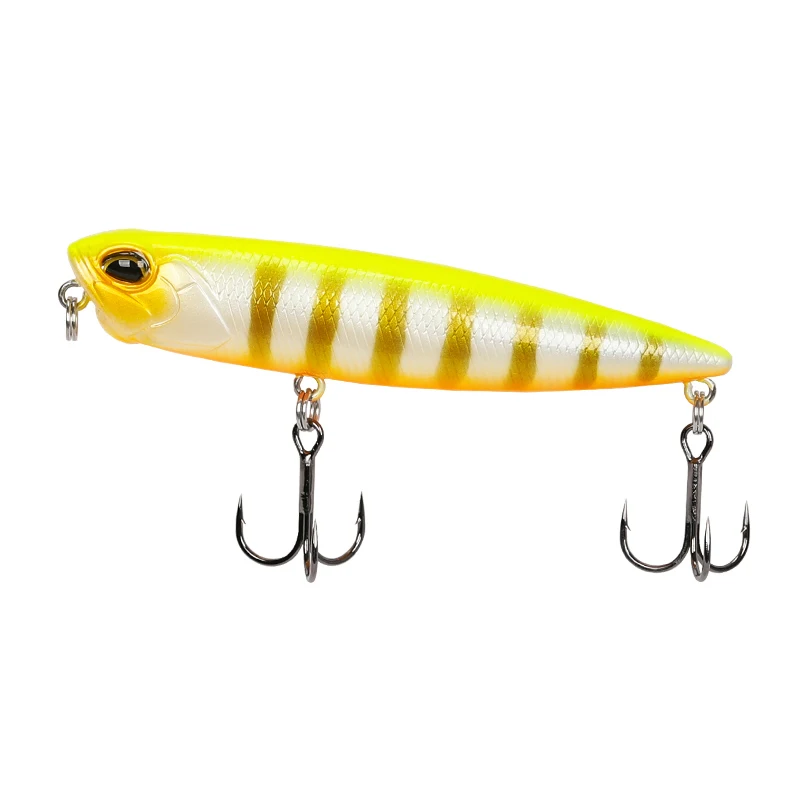 Zestaw 3 pływających przynęt typu pencil TSURINOYA DW59 85mm 10.5g, powierzchniowe minnow, crankbaity, twarde przynęty na okonia, żmijogłów, sztuczne wobblery, przynęty wędkarskie. — zdjęcie 2