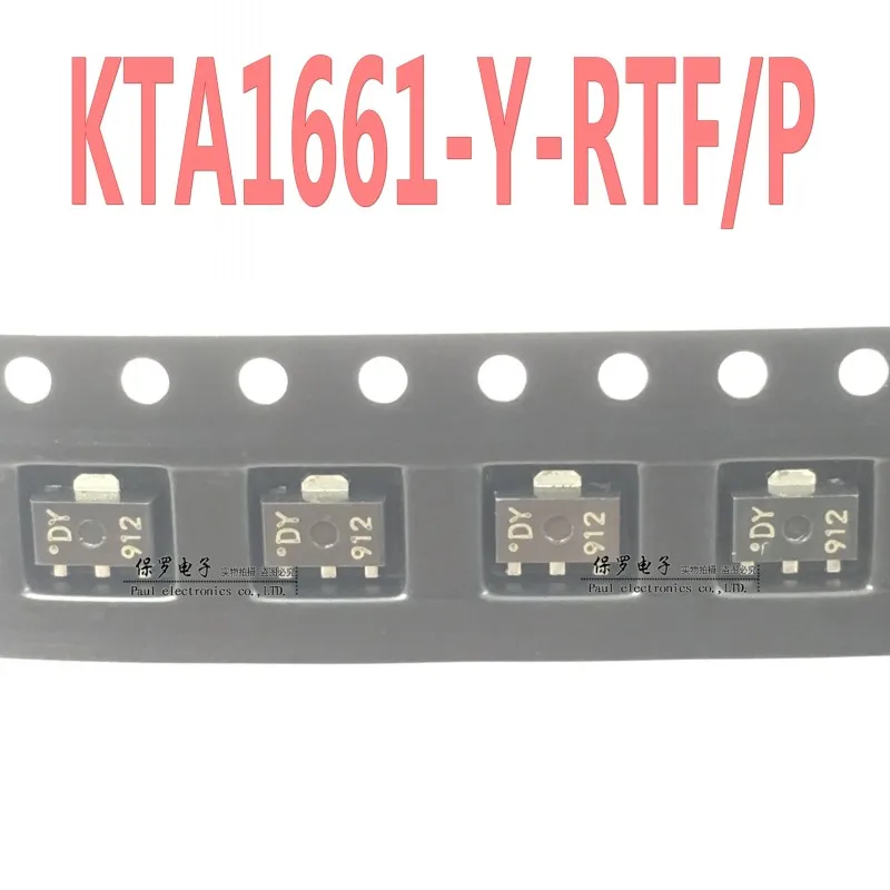 10 pçs 100% original novo transistor KTA1661-Y-RTF/p kta1661 tela de seda dy sot-89 estoque real