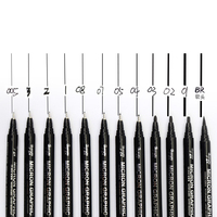 Guangna Drawing Micron Graphic Needle Pen Black Sketch Hook Line Pen 005 01 02 03 04 05 07 08 1.0 2.0 3.0 Brush Fine Lines 8050