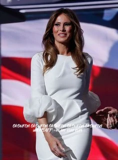 Moeder Van De Bruid Jurken Wit Korte Party Melania Trump 'S $2,000 Republikeinse Nationale Conventie Outfit Is Een Bruiloft jurk