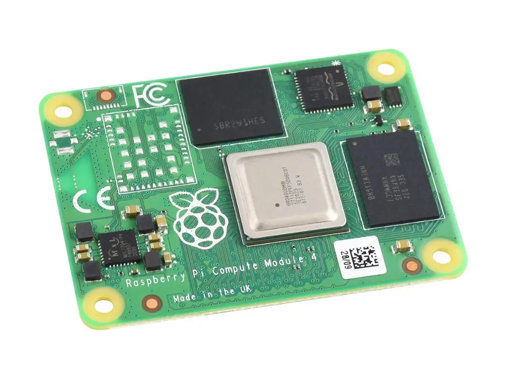 Raspberry Pi Rechen Modul 4, Die Power Von Raspberry Pi 4 In EINEM Kompakten Formfaktor, keine WIFI Modul, 4GBRAM, 32GB eMMC Flash