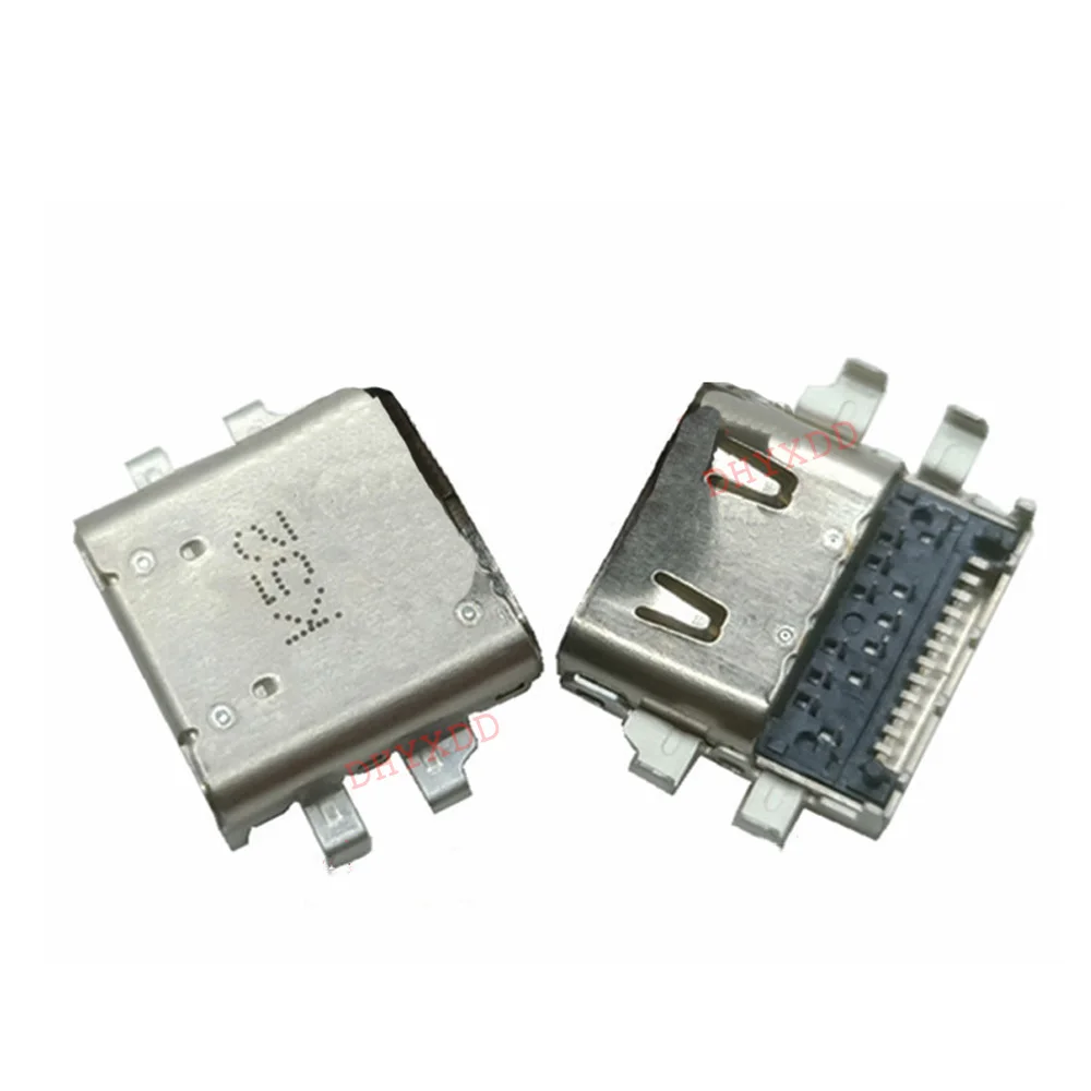 2pcs TYPE-C USB Charger Port For HP TPN-Q178 13-w02ttu 13-ac 13-w 10-n Pavilion x2 10-n DC Charging Connector Port Socket