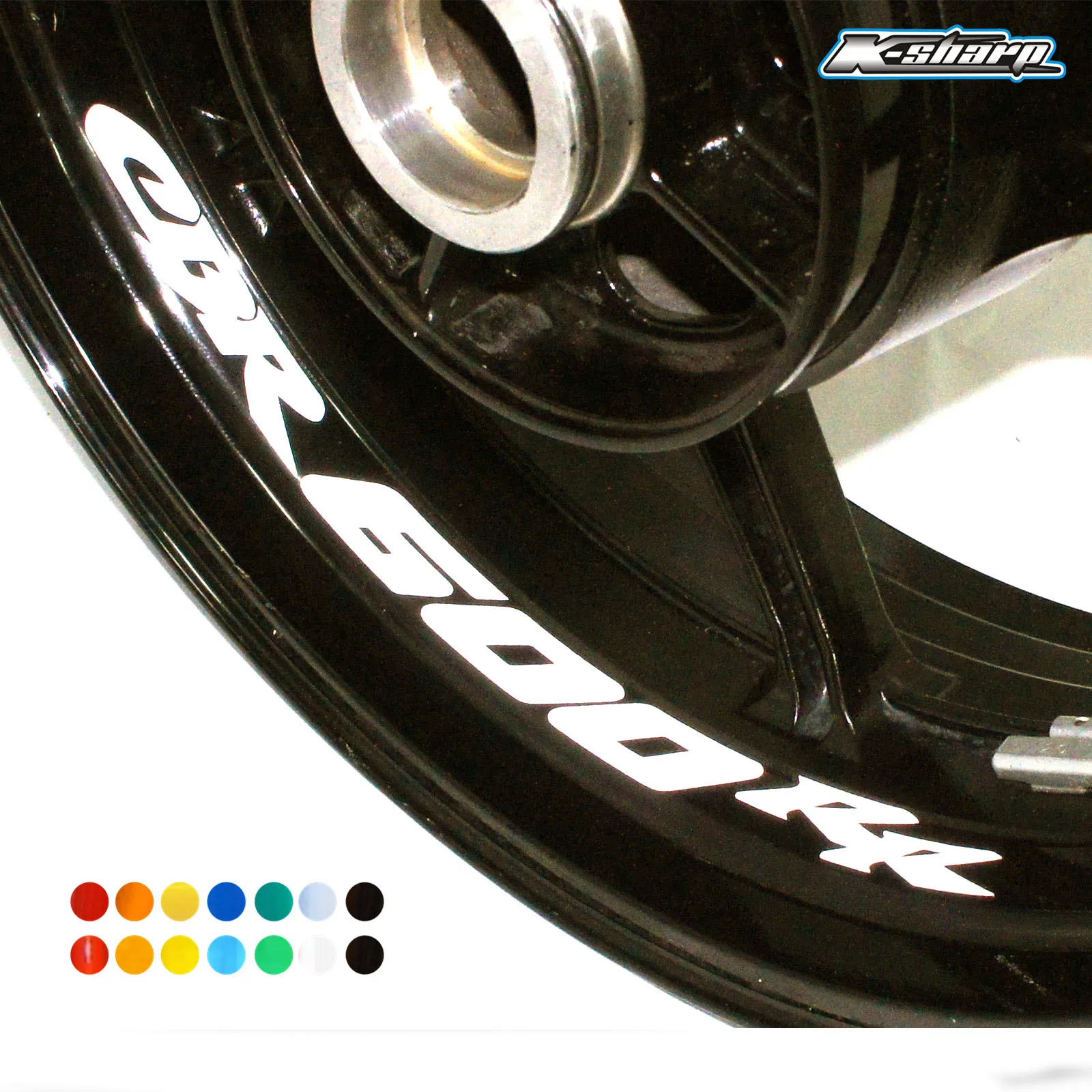 

Motorcycle Wheel Sticker Decal Reflective Rim Bike Motorcycle Suitable for HONDA CBR600RR cbr 600rr cbr600 rr