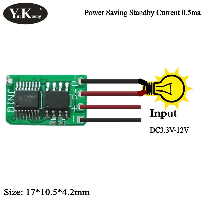 Low Power Consumption radio control system DC 3.6V 3.7V 4.2V 4.5V 5V 6V 7.4V 9V 12V Mini Power Saving Remote Consoles Switches