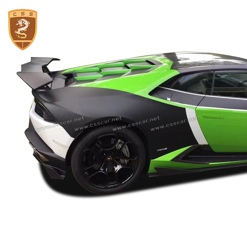 Fit for Lamborghini LP610 Huracan Modification DMC Style Carbon Fiber Body Kit Spoiler Front Rear Trunk Spoiler Wing Accessories